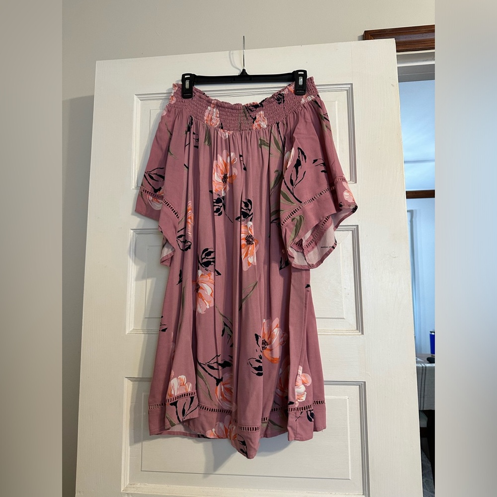 Off Shoulder Floral Dress